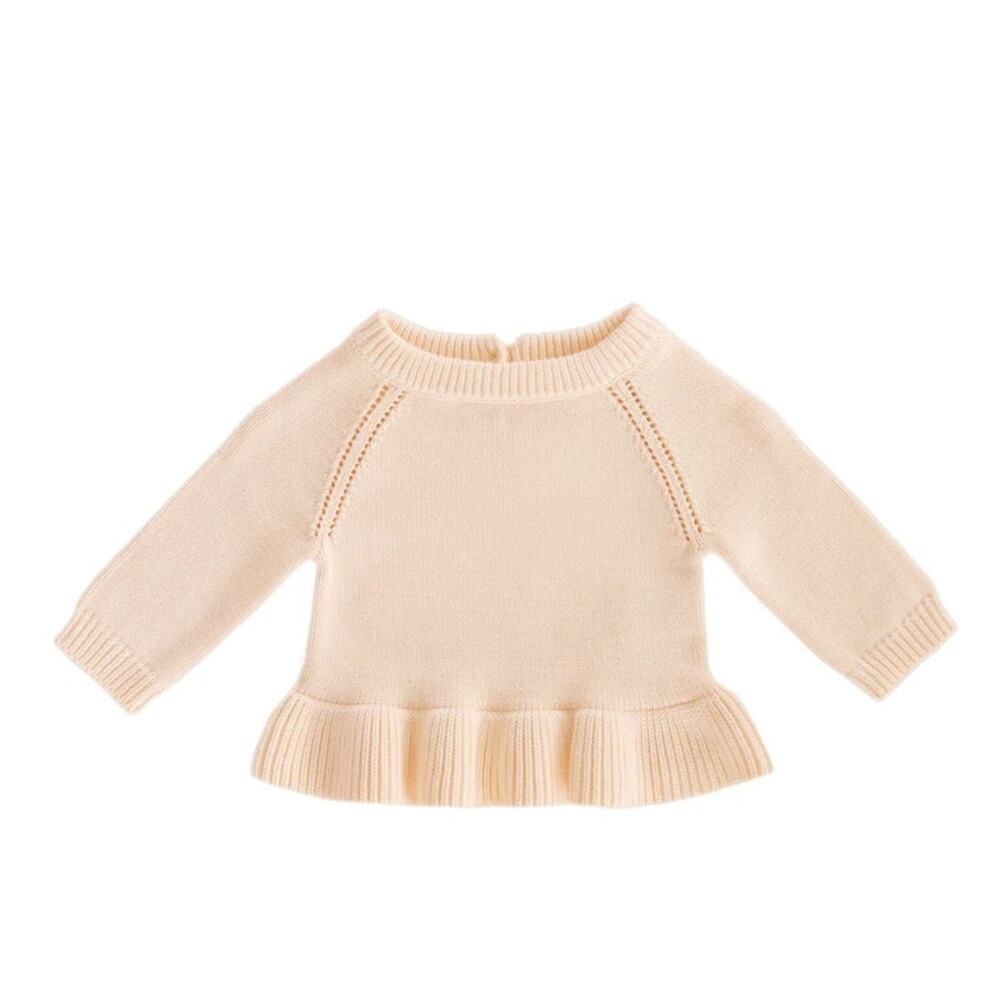 Jamie Kay Ava Knit Sweater Peachy 4T NWT Cotton